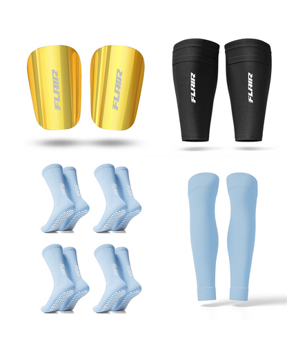 Ultimate Bundle - Gold Shin Pads