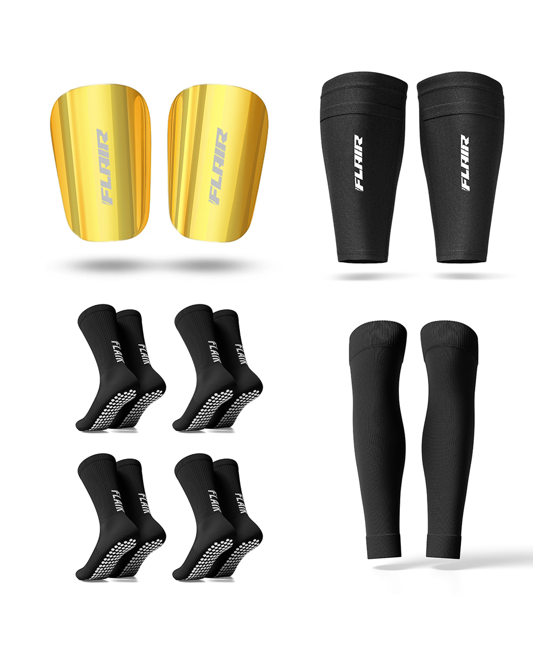 Ultimate Bundle - Gold Shin Pads