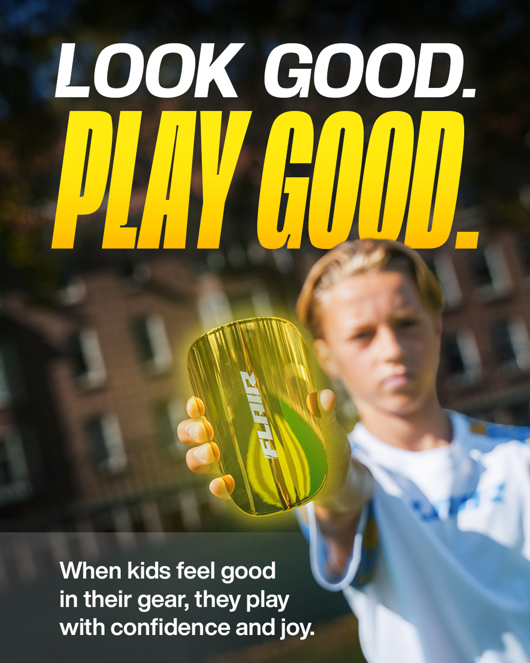 Kids Gold Shin pads