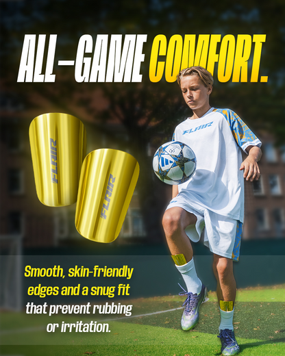 Kids Gold Shin pads