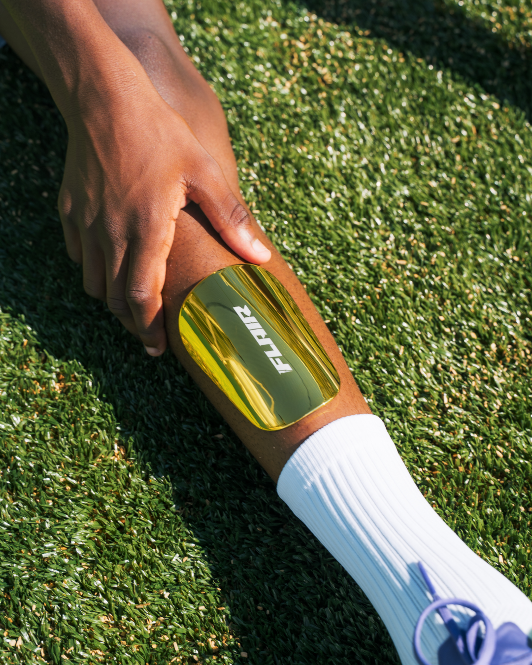 Kids Gold Shin pads